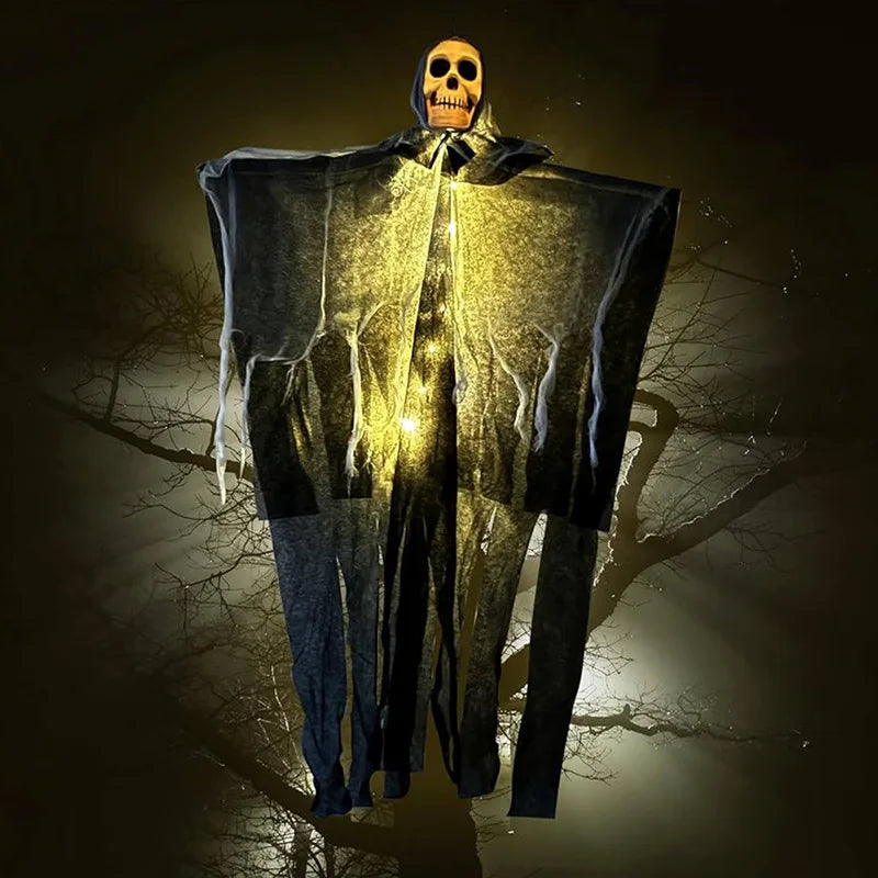 Glowing Skull Ghost Hanging Decoration
