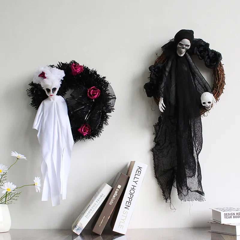 Hanging Reaper Door Wreath