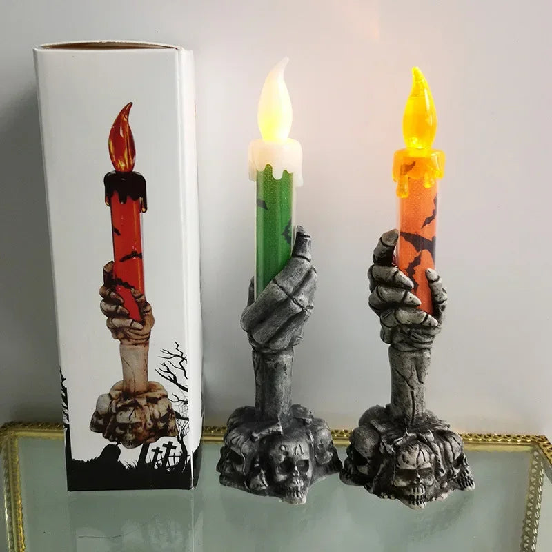 Skeleton Hand LED Candle