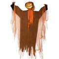 Light-Up Hanging Pumpkin Head Ghost