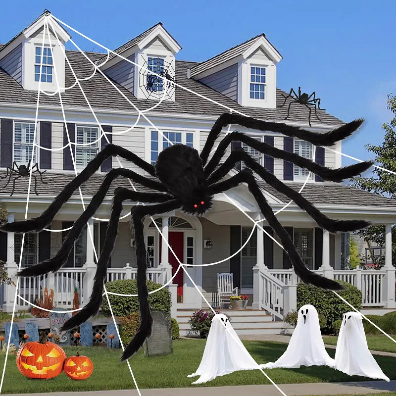 Giant Hairy Halloween Spider, 30-200 cm