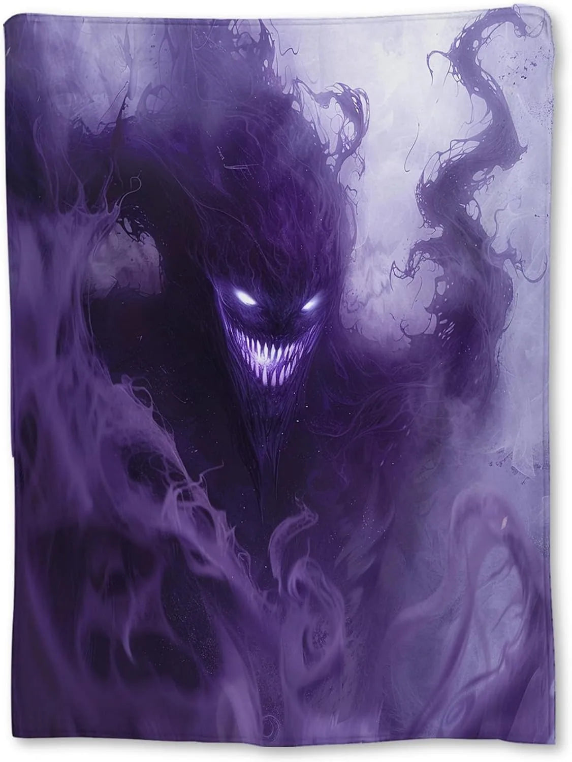 Spooky Halloween Flannel Throw