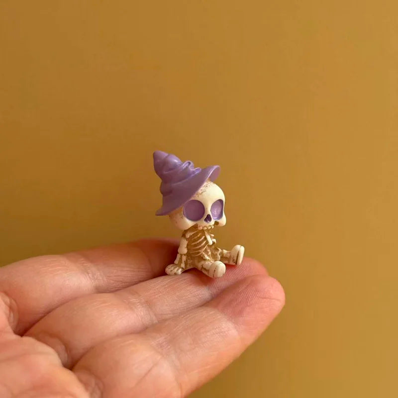 Mini Spooky Figurines, Set of 4