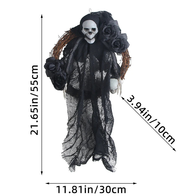 Hanging Reaper Door Wreath