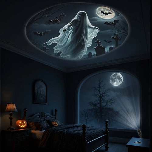 Halloween Ghost Projector Night Light, USB