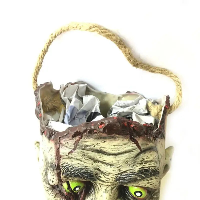 Zombie Head Trick-or-Treat Candy Bowl
