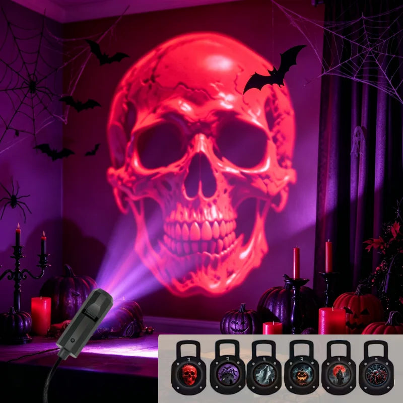 Halloween Ghost Projector Night Light, USB