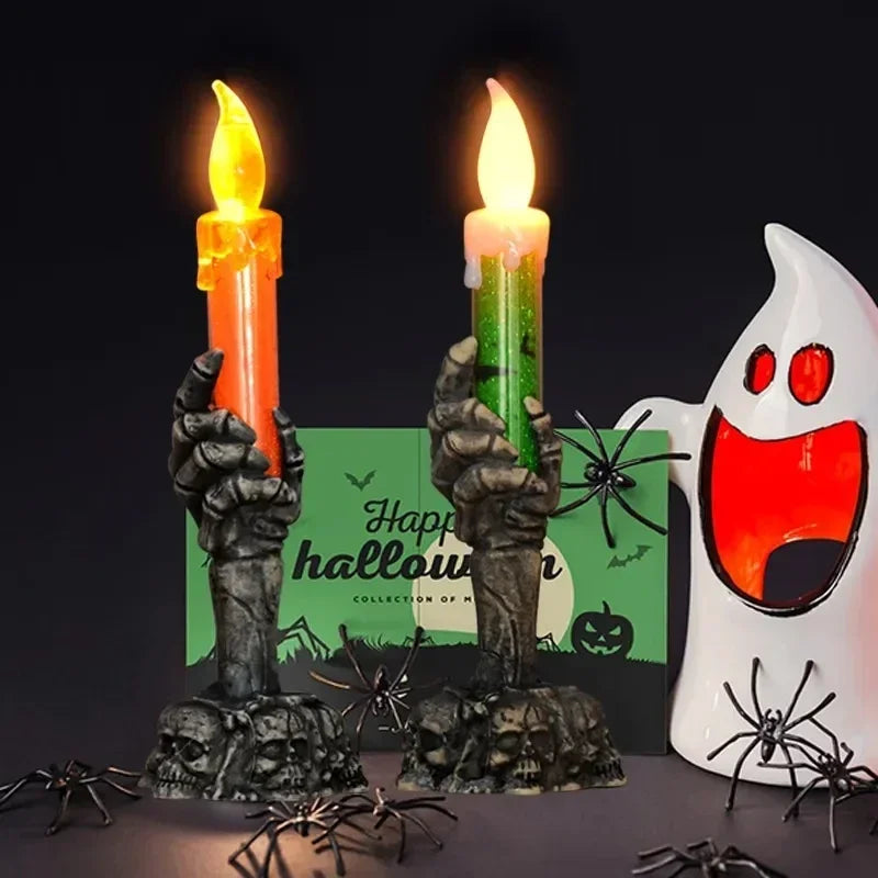 Skeleton Hand LED Candle
