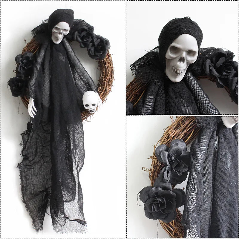 Hanging Reaper Door Wreath