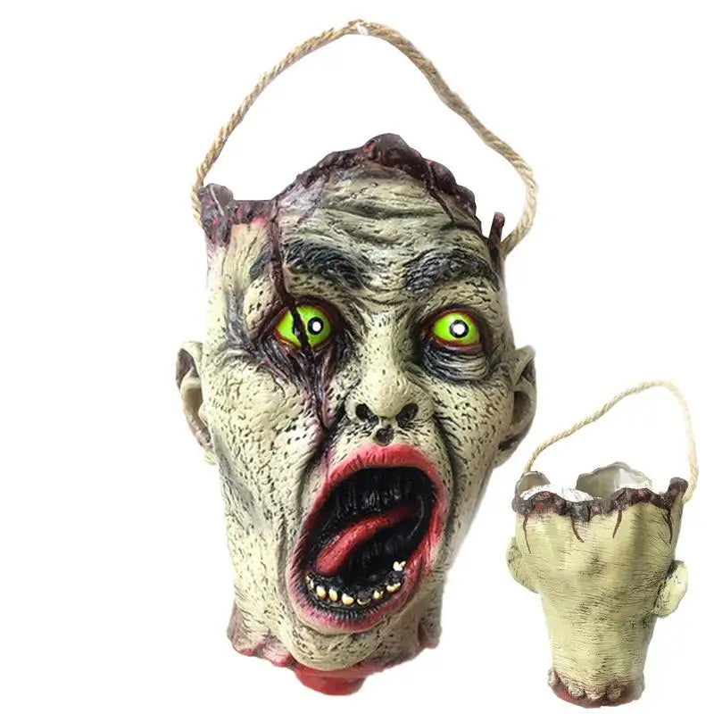 Zombie Head Trick-or-Treat Candy Bowl