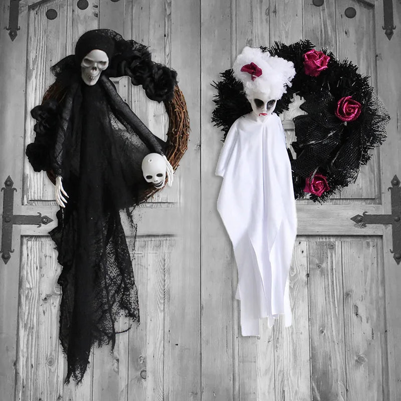 Hanging Reaper Door Wreath